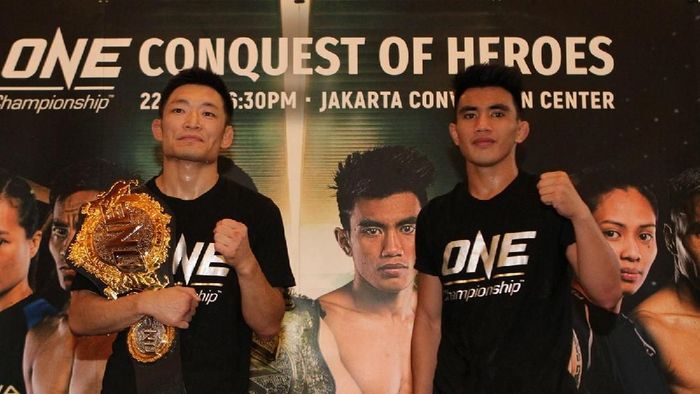 Dua petarung utama ONE Championhip edisi Jakarta (dok.ONE Championship) Dua petarung utama ONE Championhip edisi Jakarta (dok.ONE Championship)