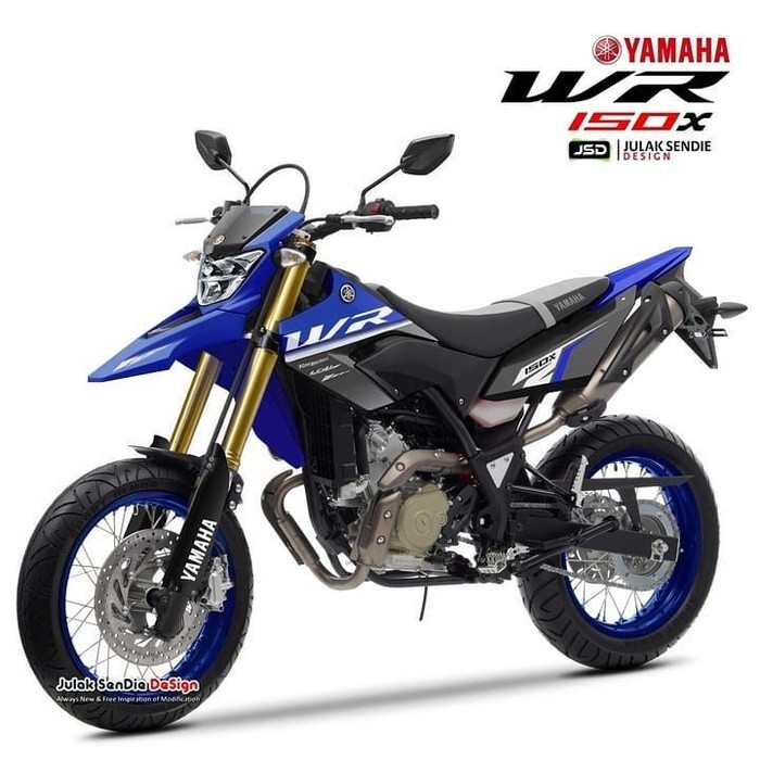 Bagaimana Jika Desain Motor  Trail  150cc Terbaru Yamaha  