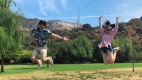 Ini saat dia liburan ke Hollywood di Amerika Serikat (shanepowxp/Instagram)