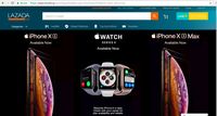 Lazada Singapura jual iPhone XS dan iPhone XS Max.