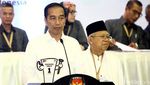 Momen Jokowi Tunjukkan Nomor Urut 1