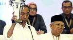 Momen Jokowi Tunjukkan Nomor Urut 1