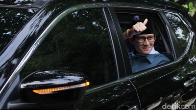 Momen Sandiaga Bersiap ke Pengambilan Nomor Urut