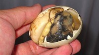 Filipina punya balut yang terkenal. Tak semua orang berani mencicip panganan ini. Berupa telur yang isinya embrio bebek hidup! Untuk memakannya, balut dibumbui garam, cabai dan cuka. Kadang embrio bebek tersebut sudah punya bulu dan tulang lho. Foto: All Thats Interesting