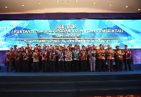 Rapat Kerja Nasional Akuntansi dan Pelaporan Keuangan Pemerintah Tahun 2018 yang digelar Kamis (20/9/2018) / Foto: Kemenko PMK