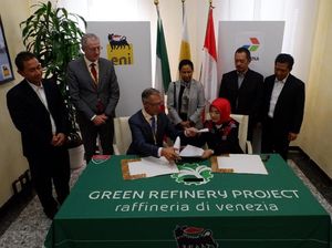 RI Gandeng Italia Bangun Kilang Ramah Lingkungan