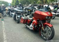 Ratusan Harley  Davidson  Buat Sesak Banyuwangi