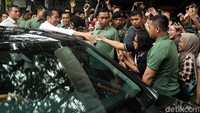 Jokowi tiba di Warung MJS, Jalan Setia Budi Tengah, Jakarta Selatan, Jumat (21/9/2018) pukul 13.15 WIB.