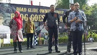 Bupati Anas memberikan sambutan.