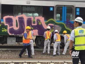 Kereta Baru Dicorat-Coret, Dirut MRT Jakarta: Saya Kutuk Keras