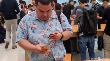 iPhone baru yang sudah dijual adalah iPhone XS dan XS. (Foto: detikINET/Adi Fida Rahman)