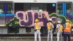 Tak Hanya MRT Jakarta, Kereta di Dunia Ini Juga Korban Vandalisme