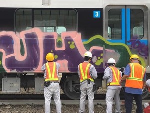 Pangdam Jamin Tak Ada Lagi Corat-Coret MRT
