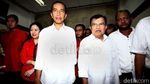 Cara Jokowi Ambil Nomor Urut ke KPU: 2014 Naik Bajaj, 2019 Land Rover