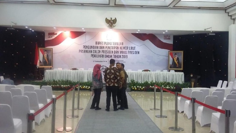 Begini Persiapan KPU Jelang Pengambilan Nomor Urut Capres Begini Persiapan KPU Jelang Pengambilan Nomor Urut Capres