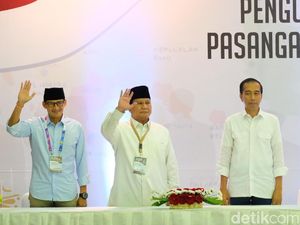 Survei Median: Prabowo Ungguli Jokowi di Media Sosial