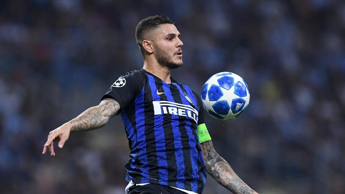 Mauro Icardi menilai absennya Lionel Messi akan menguntungkan Inter Milan (Foto: Alberto Lingria/REUTERS)