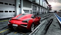 Berbobot 3.500-pon, mobil juga terbuat dari serat karbon dan panel titanium. Dengannya, Icona diklaim mampu mencapai kecepatan 220 mph.Foto: Pool (Vulcano Titanium)