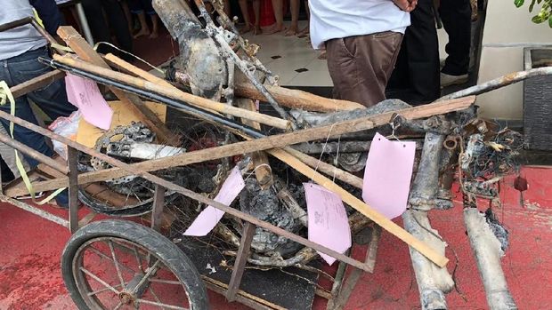 Barang bukti penyerangan