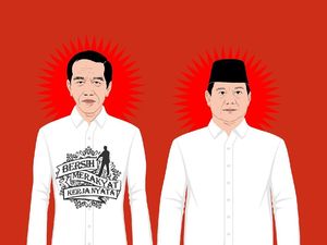 Kata Jokowi dan Prabowo Soal Pembakaran Bendera HTI