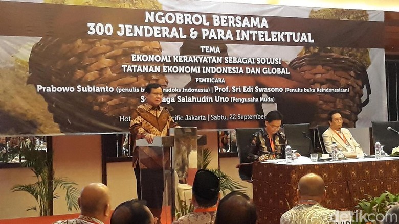 Prabowo: Pelemahan Rupiah Cerminan Ekonomi Lemah Prabowo: Pelemahan Rupiah Cerminan Ekonomi Lemah