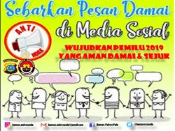 Ramai-ramai Tebar Kedamaian Jelang Pilpres 2019