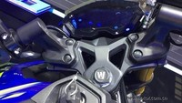 Motor sudah dilengkapi beberapa fitur kekinian seperti headlamp dengan LED Daytime Running Light (DRL) dan spidometer full digital.Foto: Pool (newsmotor.com)