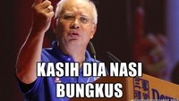 Andai semua pimpinan mengerti anak buahnya seperti ini. Pasti anak buahnya senang sering dikasih nasi bungkus. hehe Foto: Istimewa