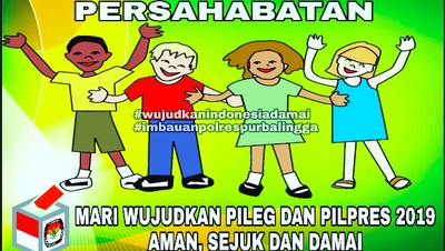 Ramai-ramai Tebar Kedamaian Jelang Pilpres 2019