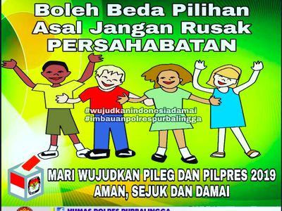 Ramai-ramai Tebar Kedamaian Jelang Pilpres 2019