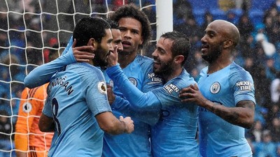 Manchester City Bantai Cardiff 5-0