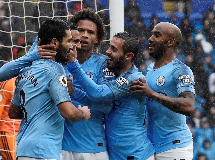 Manchester City Bantai Cardiff 5-0