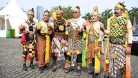Ini rombongan elite PPP lainnya yang juga mengenakan kostum tokoh-tokoh Mahabarata. Foto: Dok PPP