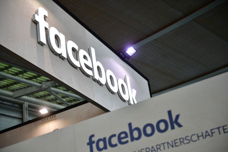 HANOVER, GERMANY - JUNE 12: The Facebook logo is displayed at the 2018 CeBIT technology trade fair on June 12, 2018 in Hanover, Germany. The 2018 CeBIT is running from June 11-15. (Photo by Alexander Koerner/Getty Images)