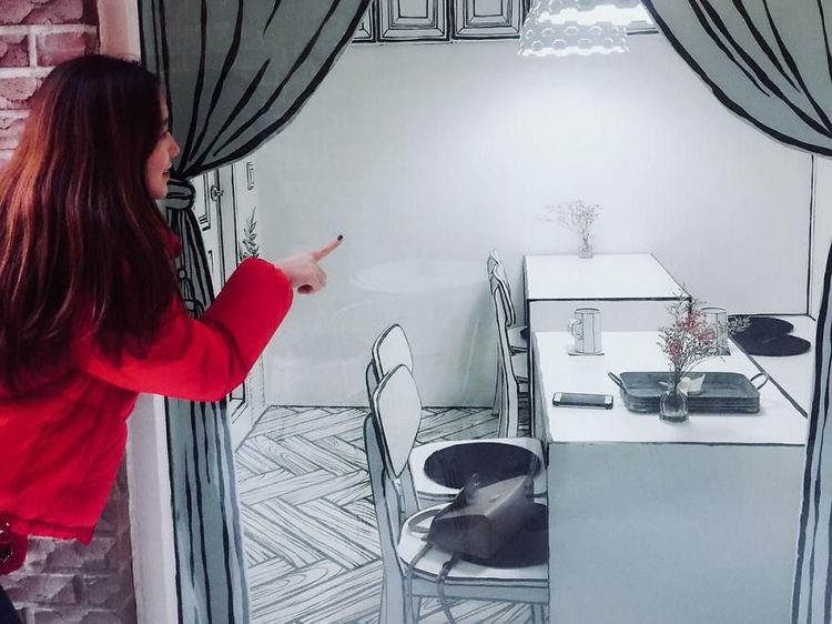 Kafe Ini Instagrammable Banget, Serasa Masuk Dunia Kartun