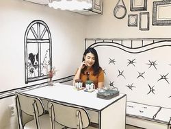 Kafe Ini Instagrammable Banget, Serasa Masuk Dunia Kartun