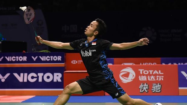 Anthony Ginting Maju ke Final Singapura Terbuka 2019