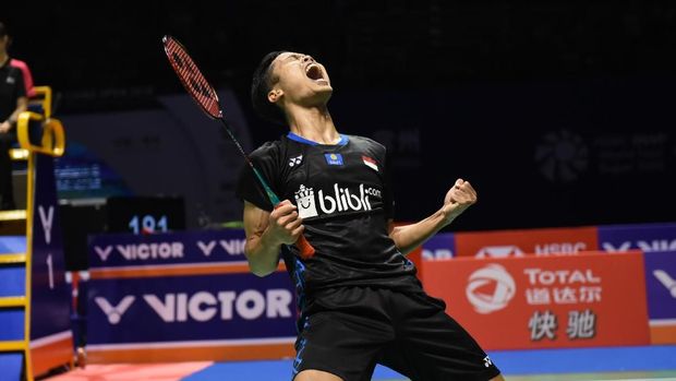 Anthony Sinisuka Ginting raih gelar Indonesia Masters dan China Terbuka sepanjang 2018.