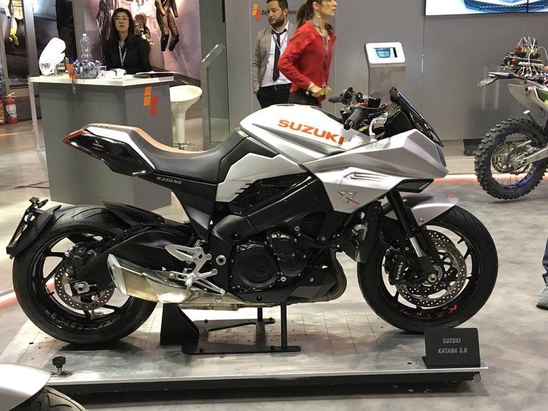 Konsep Motor Suzuki Katana. Foto: MCN Konsep Motor Suzuki Katana. Foto: MCN