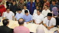 Sandi melaporkan dana awal kampanye untuk pasangan Prabowo-Sandi. 