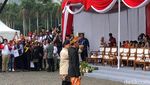 Potret Gandengan Tangan Jokowi-Prabowo di Kampanye Damai