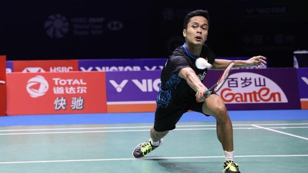 Anthony Ginting menelan dua kekalahan di BWF World Tour Finals 2018.