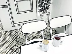 Kafe Ini Instagrammable Banget, Serasa Masuk Dunia Kartun