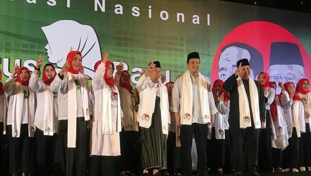 Maruf Amin Nilai Suara Perempuan Tentukan Pemenang Pilpres 2019 Maruf Amin Nilai Suara Perempuan Tentukan Pemenang Pilpres 2019