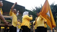 Acara tersebut digelar di kantor DPD I Partai Golkar, Jakarta Pusat, Minggu (23/8/2018).