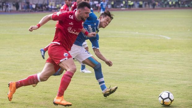 Marko Simic tetap bisa berlatih setelah mengalami kecelakaan pada Senin (2/10).