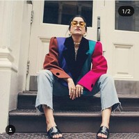 Anum mengaku suka mix and match barang fashionnya dengan koleksi desainer maupun brand-brand terjangkau. Aku suka menggabungkan yang mahal dan murah dan menggunakan brand-brand baru, kata wanita yang suka dengan brand Prada hingga Dior itu. (Foto: Instagram/@desertmannequin)
