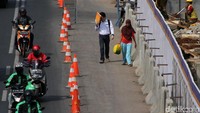 Nantinya proyek trotoar Benhil-Tugu Pemuda Senayan ini akan dibuat seperti trotoar Sudirman-Thamrin yang sudah selesai.