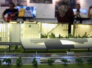 Rumah Nempel Stasiun LRT Mau Dibangun di Pancoran