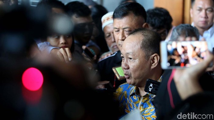 Mantan Ketua BPPN Syafruddin Arsyad Temenggung jalani sidang vonis di Pengadilan Tipikor, Jakarta. Syafruddin divonis 13 tahun penjara dalam kasus BLBI.